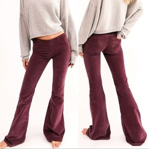 ✨FREE PEOPLE✨ Pull On Cord Flare Size 25